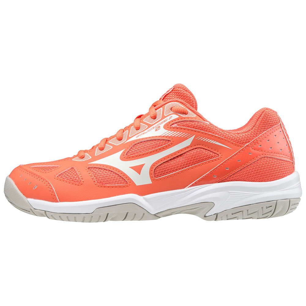 Mizuno Cyclone Speed 2 Nb - Bayan Basketbol Ayakkabısı - Mercan/Beyaz Türkiye (EPJTFD-420)